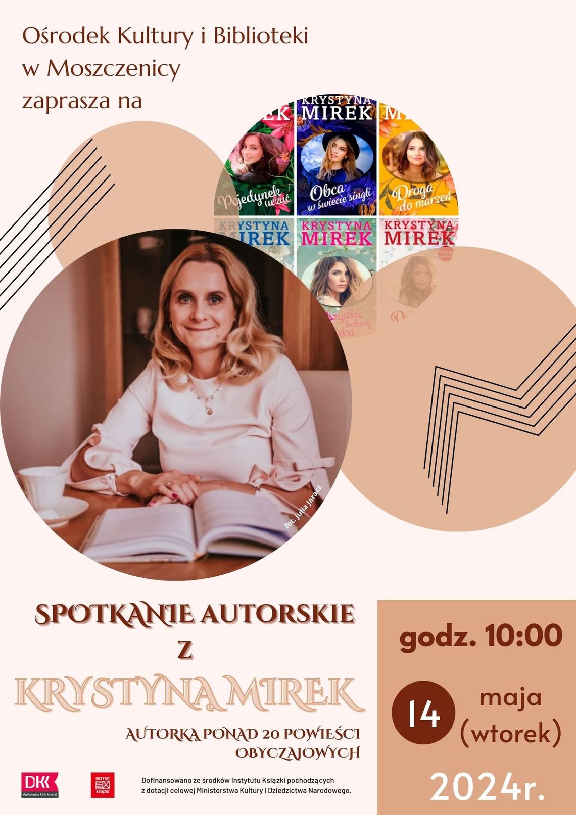 Spotkanie autorskie z Krystyną Mirek | zapowiedzi imprez – halogorlice.info