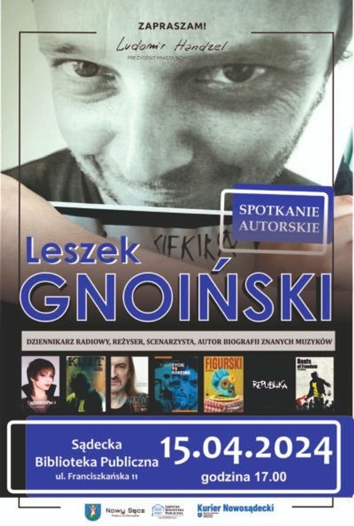 Spotkanie autorskie z Leszkiem Gnoińskim | halogorlice.info