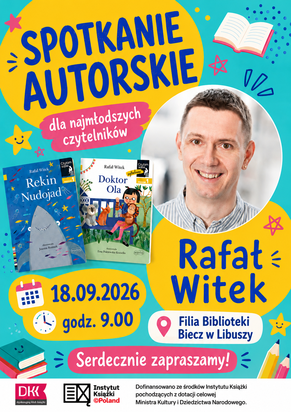 Spotkanie autorskie z Rafałem Witkiem | zapowiedzi wydarzeń - halogorlice.info Spotkanie autorskie z Rafałem Witkiem | zapowiedzi wydarzeń - halogorlice.info