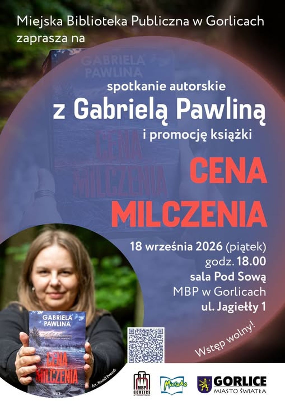 Spotkanie z Gabrielą Pawliną | zapowiedzi wydarzeń - halogorlice.info