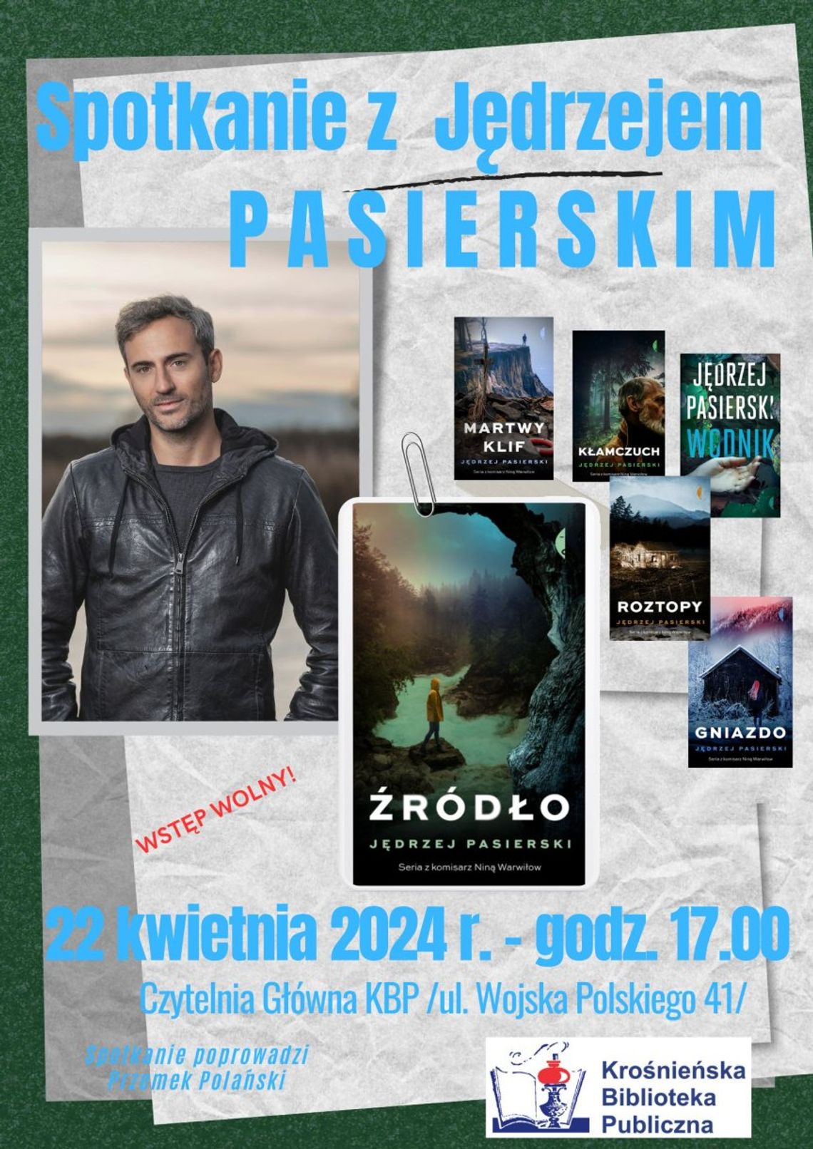 Spotkanie z Jędrzejem Pasierskim | halogorlice.info