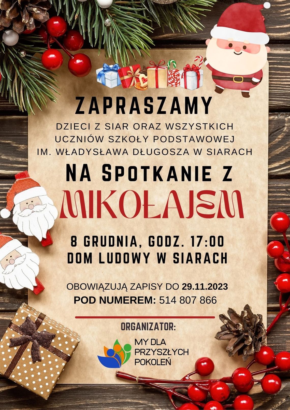Spotkanie z Mikołajem w Siarach | halogorlice.info