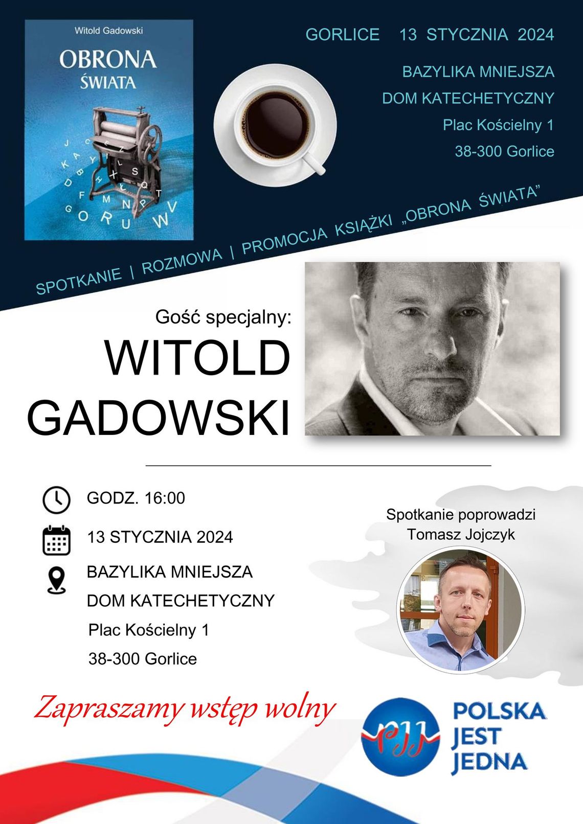 Spotkanie z Witoldem Gadowskim w Gorlicach | halogorlice.info