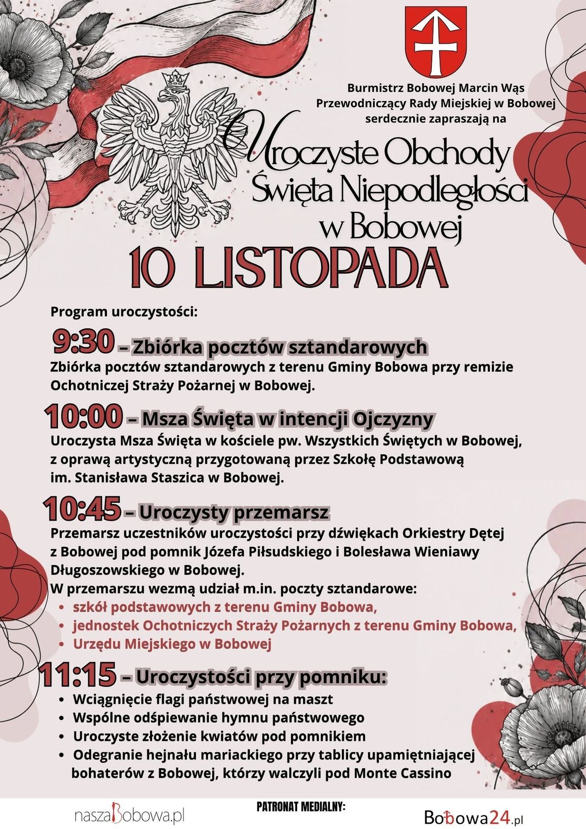 Święto Niepodległości w Bobowej | zapowiedzi wydarzeń - halogorlice.info Święto Niepodległości w Bobowej | zapowiedzi wydarzeń - halogorlice.info