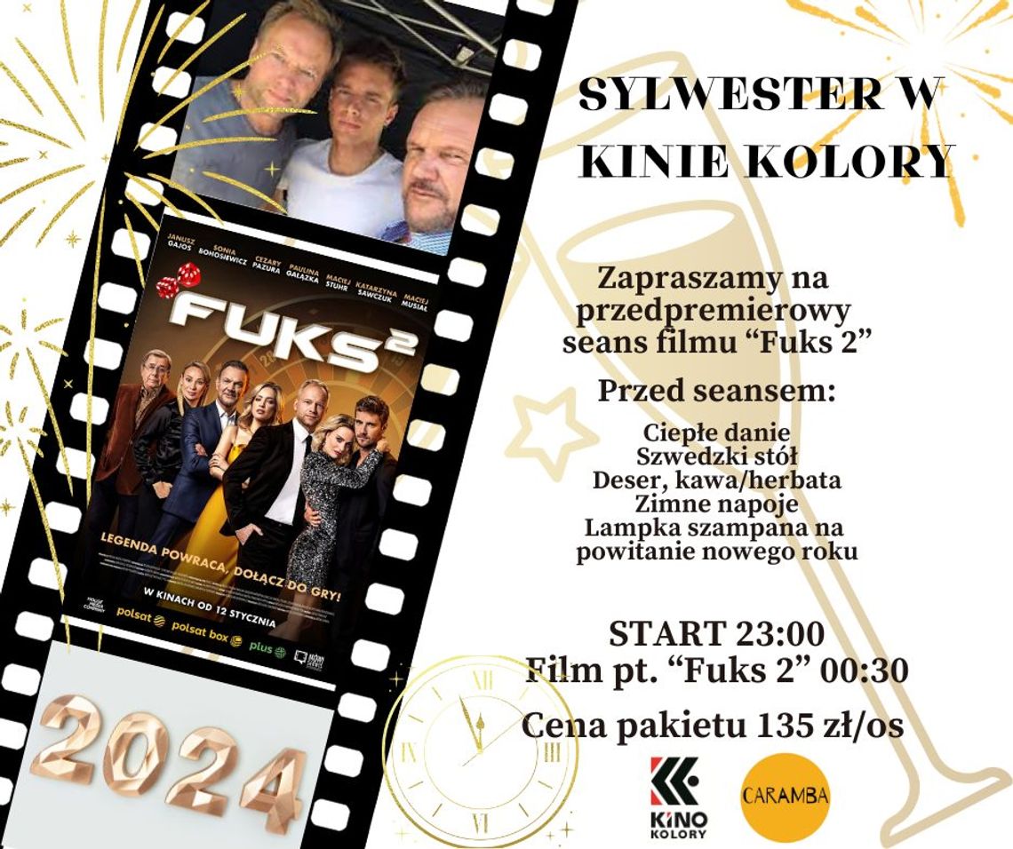 Sylwester w Kinie Kolory – zapowiedzi imprez | halogorlice.info