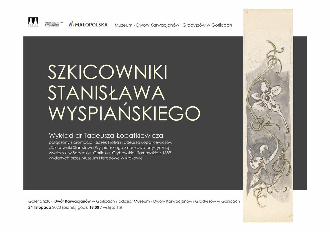 Szkicowniki Stanisława Wyspiańskiego – wykład Tadeusza Łopatkiewicza | halogorlice.info