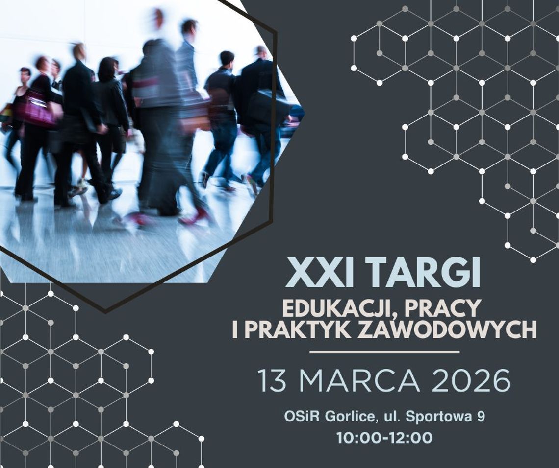 plakat zapowiadający wydarzenie - Targi Edukacji, Pracy i Praktyki Zawodowej
