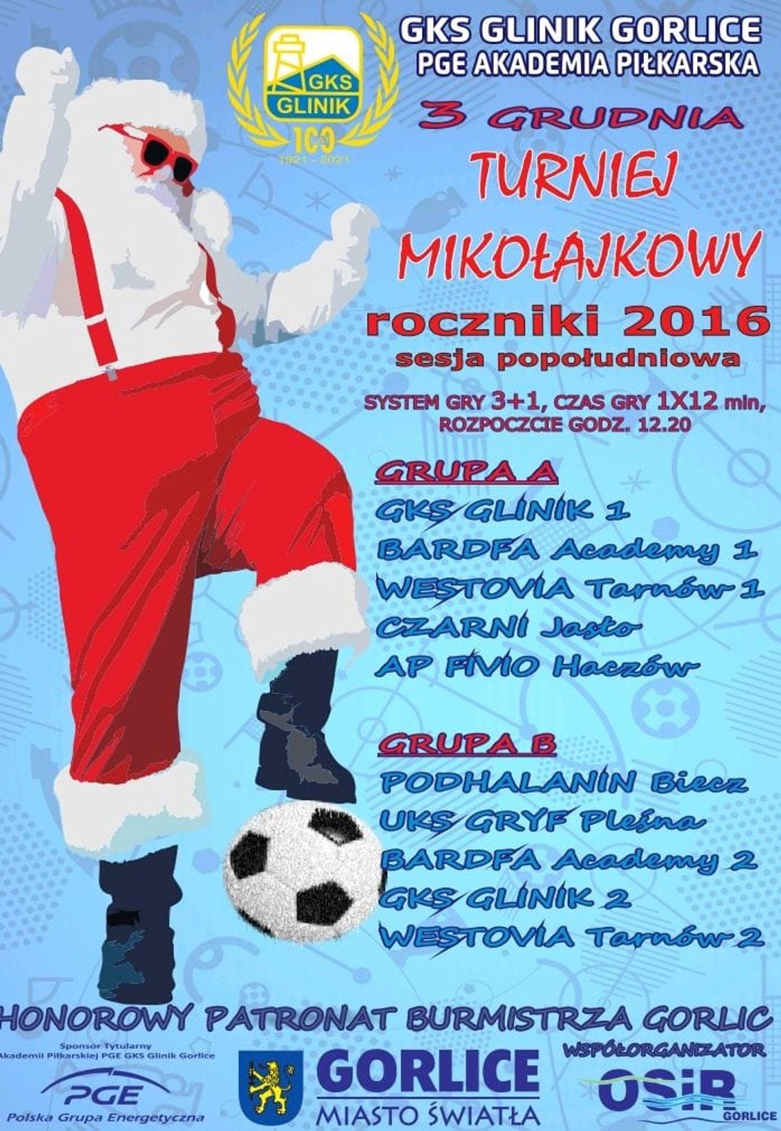 Turniej Mikołajkowy roczniki 2016 | halogorlice.info