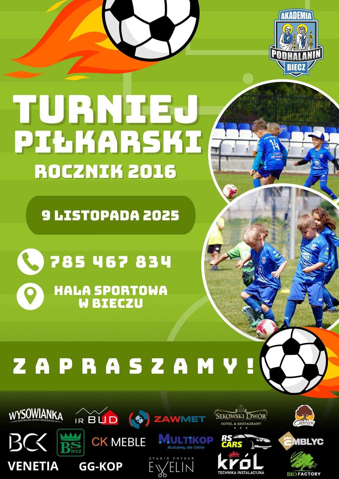 Turniej Piłkarski | zapowiedzi wydarzeń - halogorlice.info Plakat zapowiadający wydarzenie-Turniej Piłkarski "Roczniki 2016"