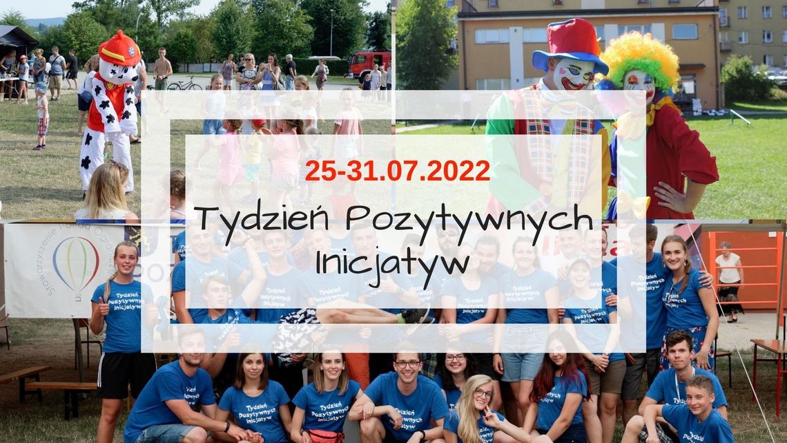 Tydzień Pozytywnych Inicjatyw 2022 w Gorlicach | zapowiedzi imprez – halogorlice.info