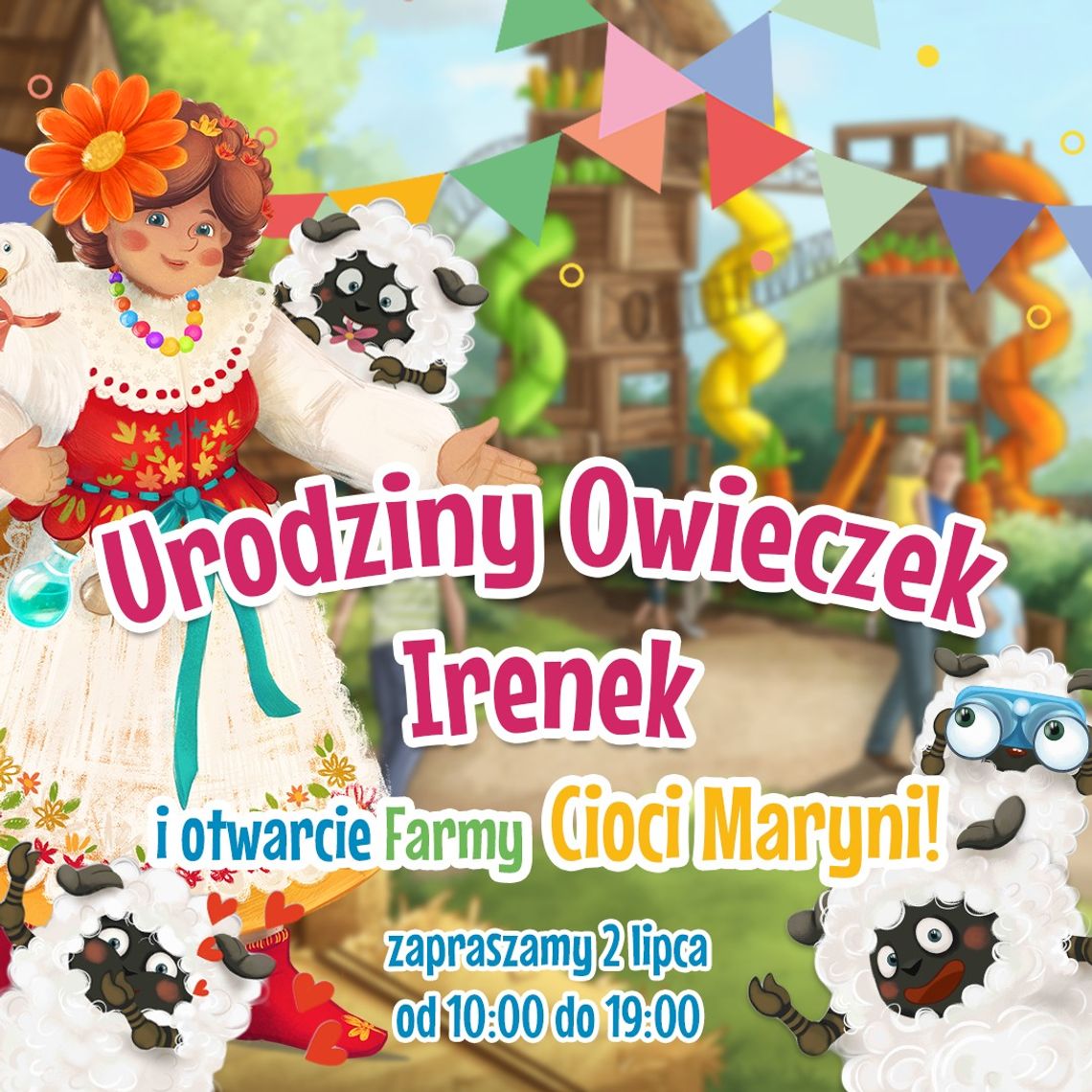 Urodziny Owieczek Irenek i otwarcie Farmy Cioci Maryni! | zapowiedzi imprez – halogorlice.info