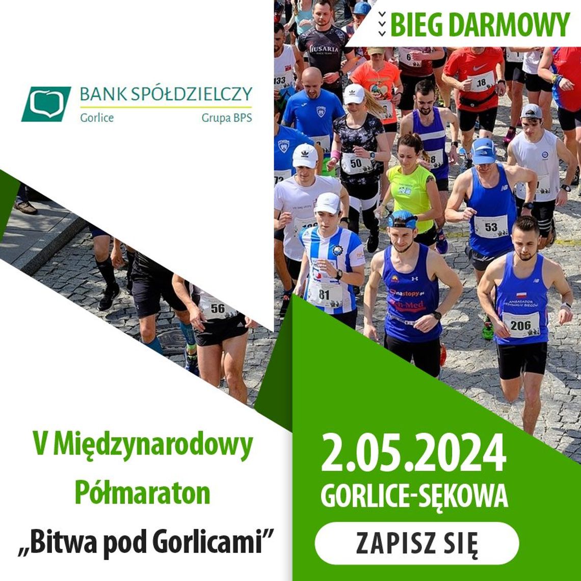 V Międzynarodowy Półmaraton „Bitwa pod Gorlicami” | halogorlice.info