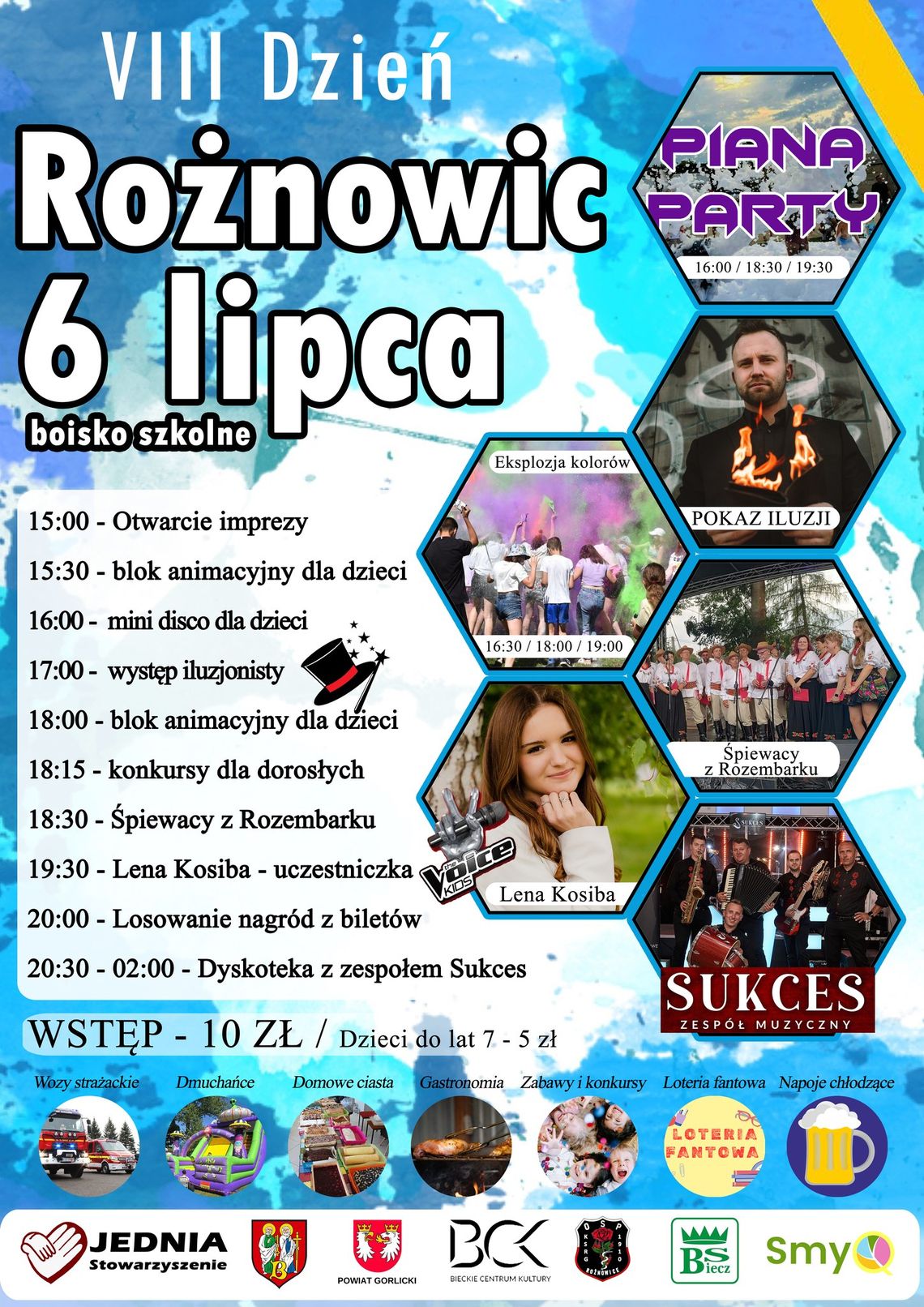 VIII Dzień Rożnowic | zapowiedzi imprez – halogorlice.info Plakat zapowiadający wydarzenie VIII Dzień Rożnowic