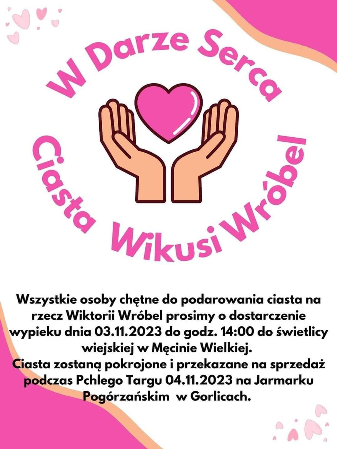 W Darze Serca Ciasta Wikusi Wróbel | halogorlice.info