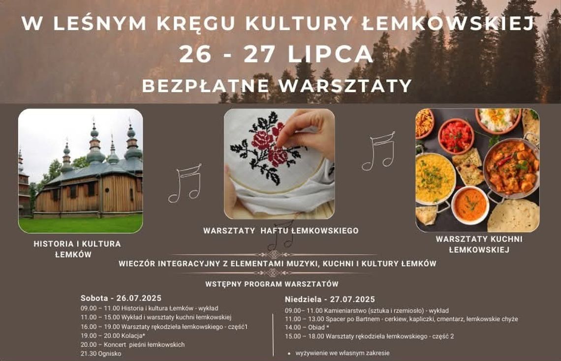 Plakat zapowiadający Schronisko Bartne