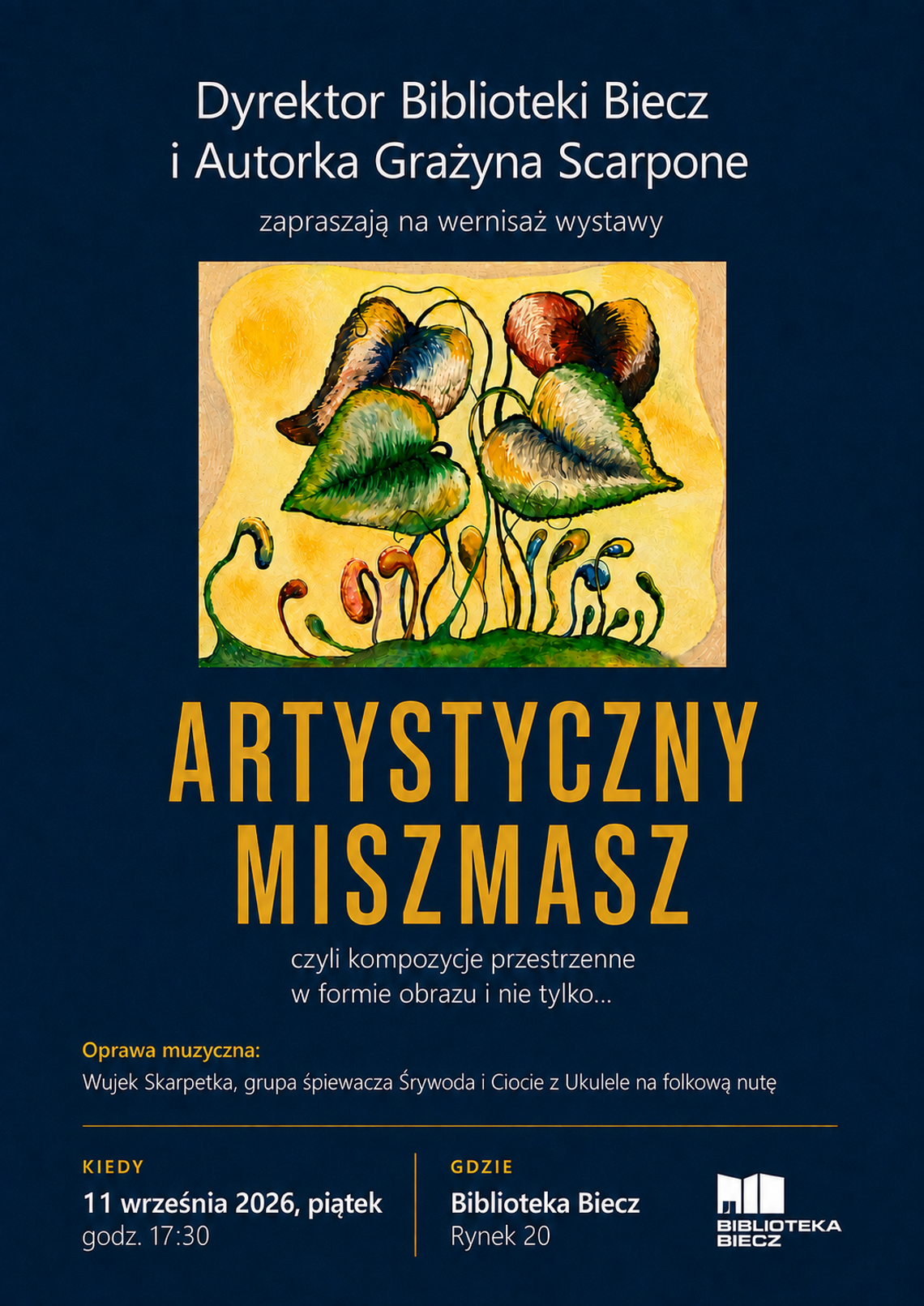 Wernisaż „Artystyczny miszmasz” | zapowiedzi wydarzeń - halogorlice.info Wernisaż „Artystyczny miszmasz” | zapowiedzi wydarzeń - halogorlice.info