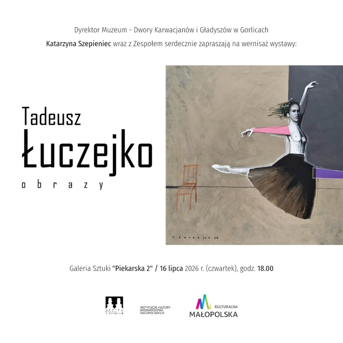 Wernisaż malarstwa Tadeusza Łuczejko | zapowiedzi wydarzeń - halogorlice.info