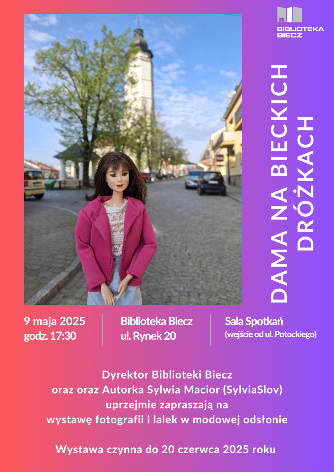 Wernisaż wystawy fotografii i lalek w modowej odsłonie autorstwa Sylwii Macior | halogorlice.info Plakat promujący wystawę fotografii i lalek w modowej odsłonie autorstwa Sylwii Macior