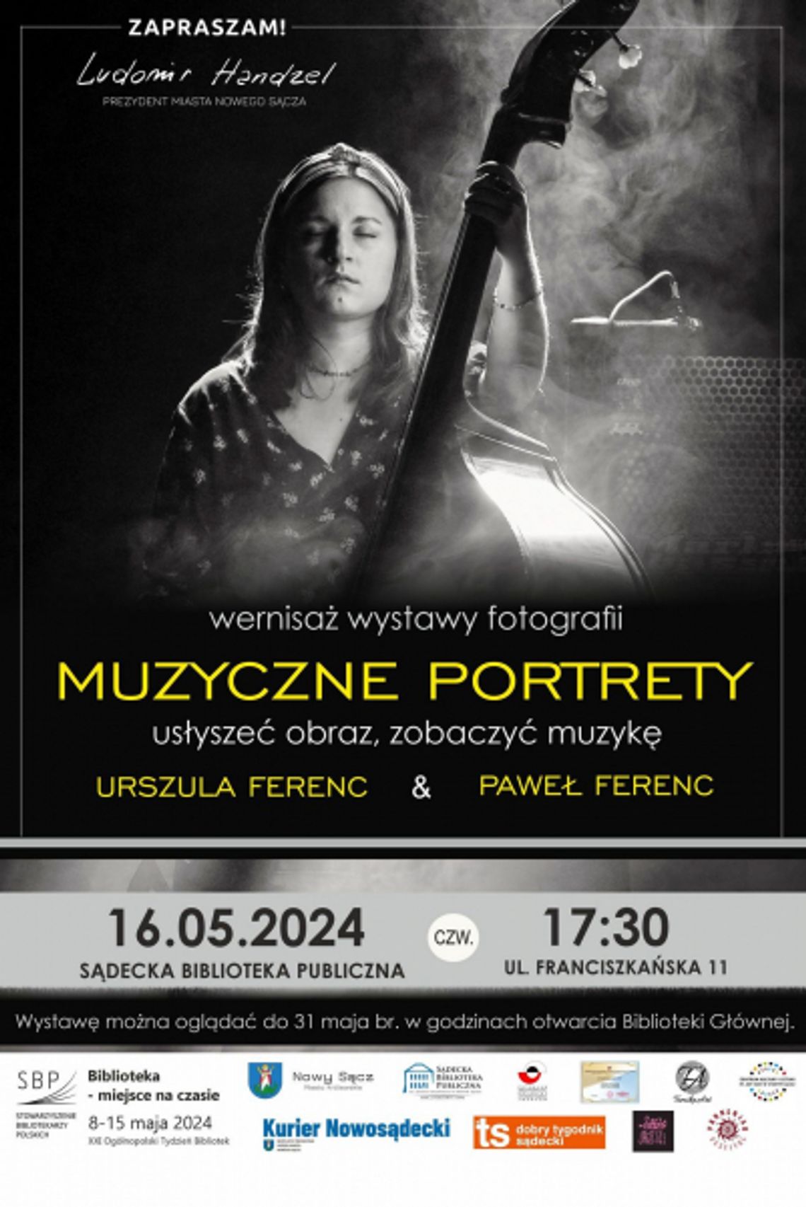 Wernisaż wystawy fotografii „Muzyczne Portrety” | zapowiedzi imprez – halogorlice.info