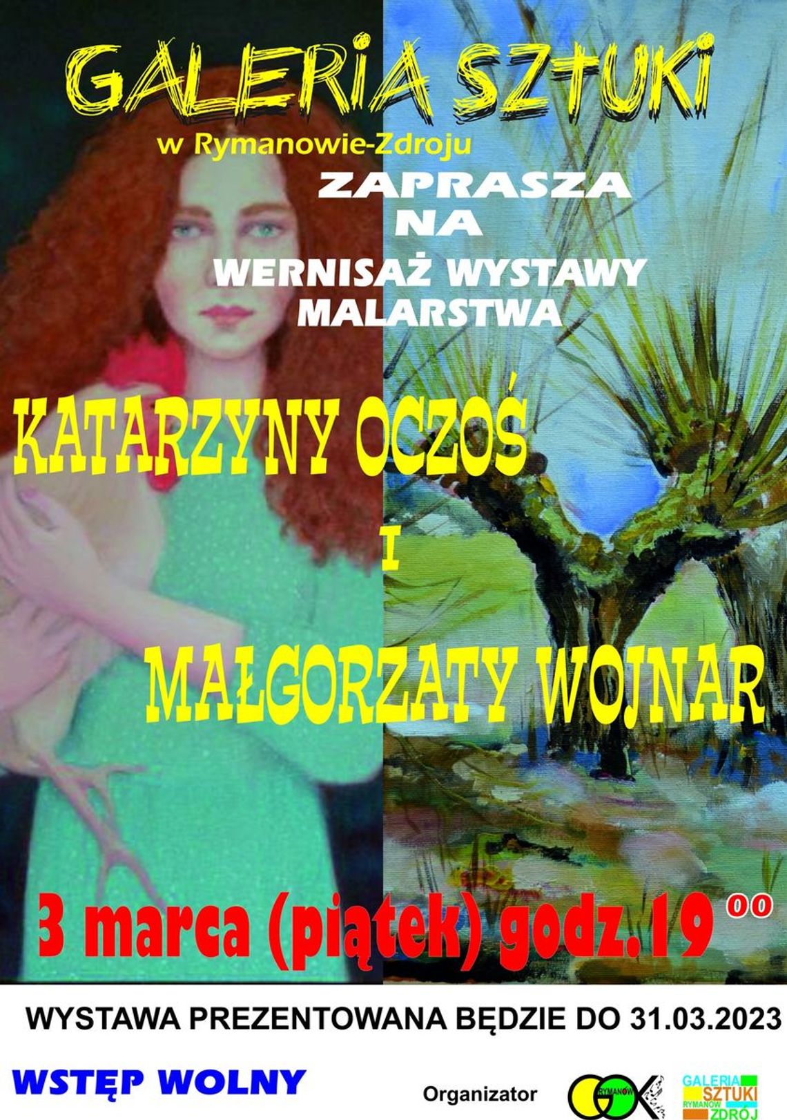 Wernisaż wystawy Katarzyny Oczoś i Małgorzaty Wojnar | halogorlice.info