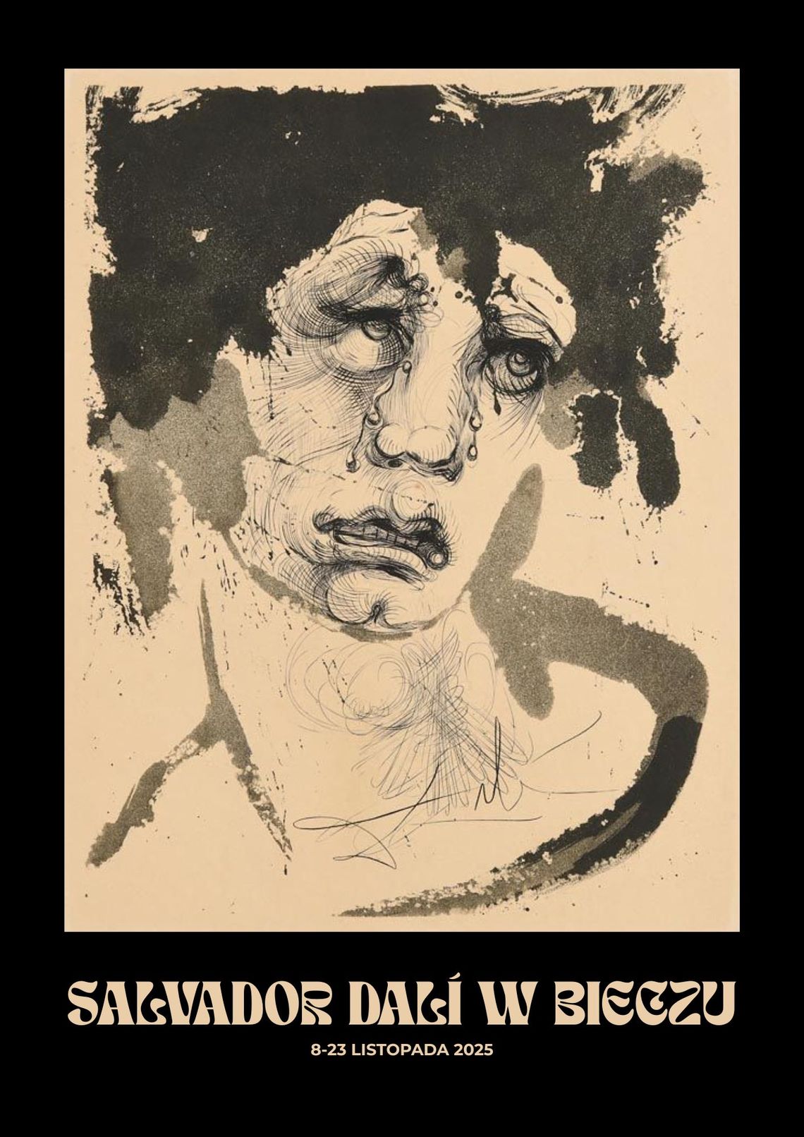 Wernisaż wystawy pt. Salvador Dali w Bieczu | halogorlice.info Zdjęcie przedstawia plakat promujący wydarzenie Wernisaż wystawy pt. Salvador Dali w Bieczu
