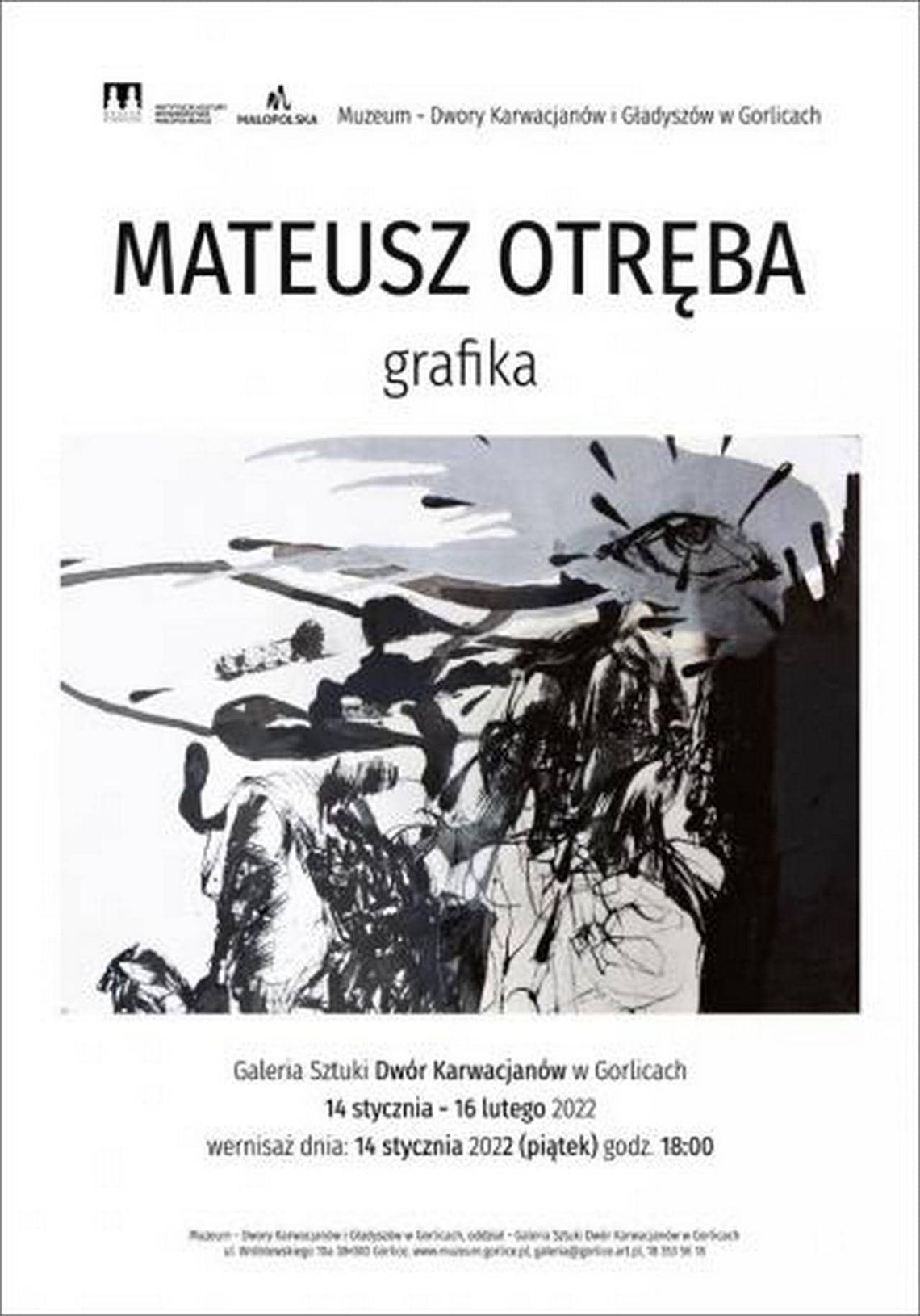 Wernisaż wystawy rysunku Mateusza Otręby | halogorlice.info
