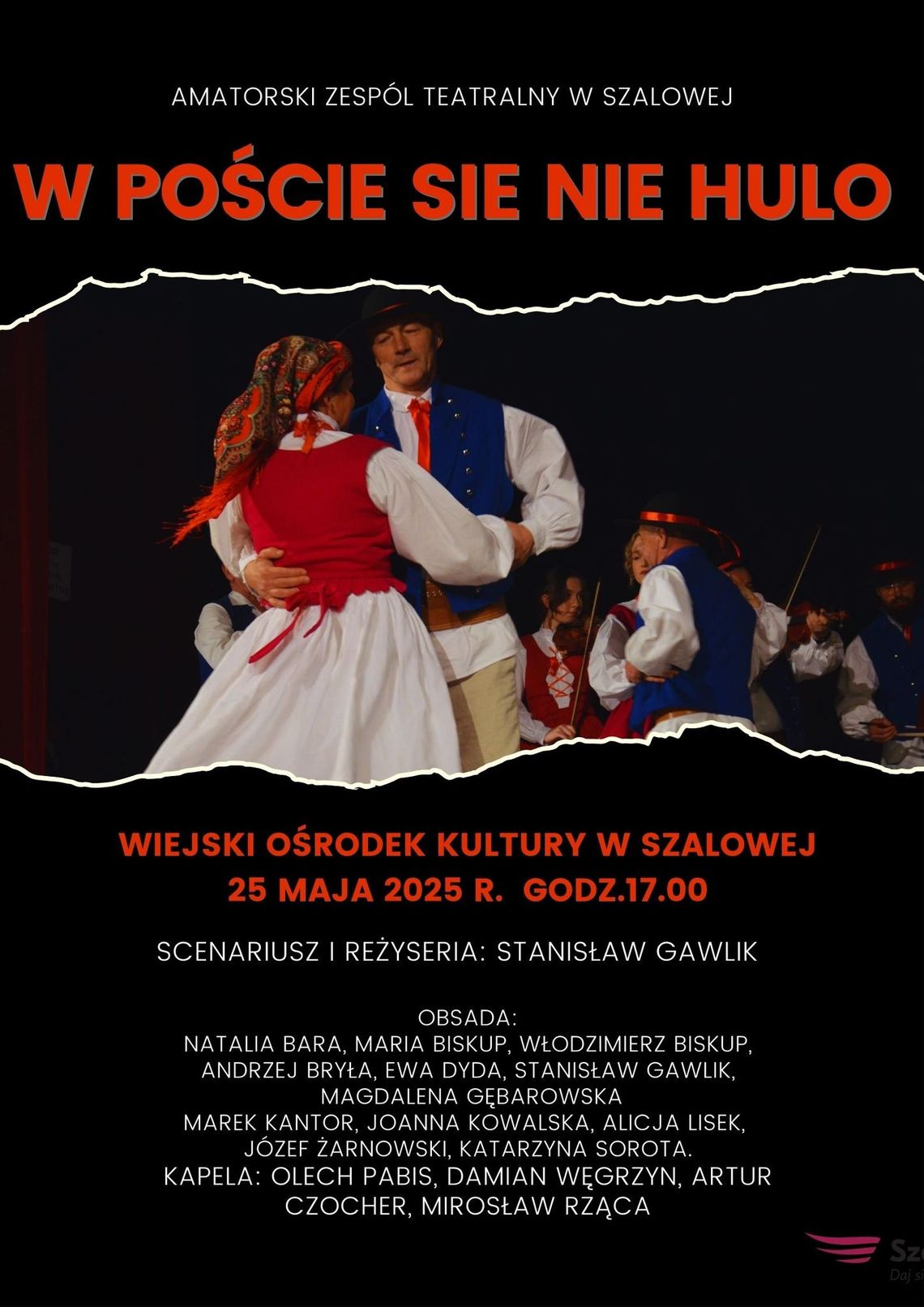 Widowisko pt. W poście sie nie hulo | halogorlice.info Plakat zapowiadający Widowisko pt. W poście sie nie hulo