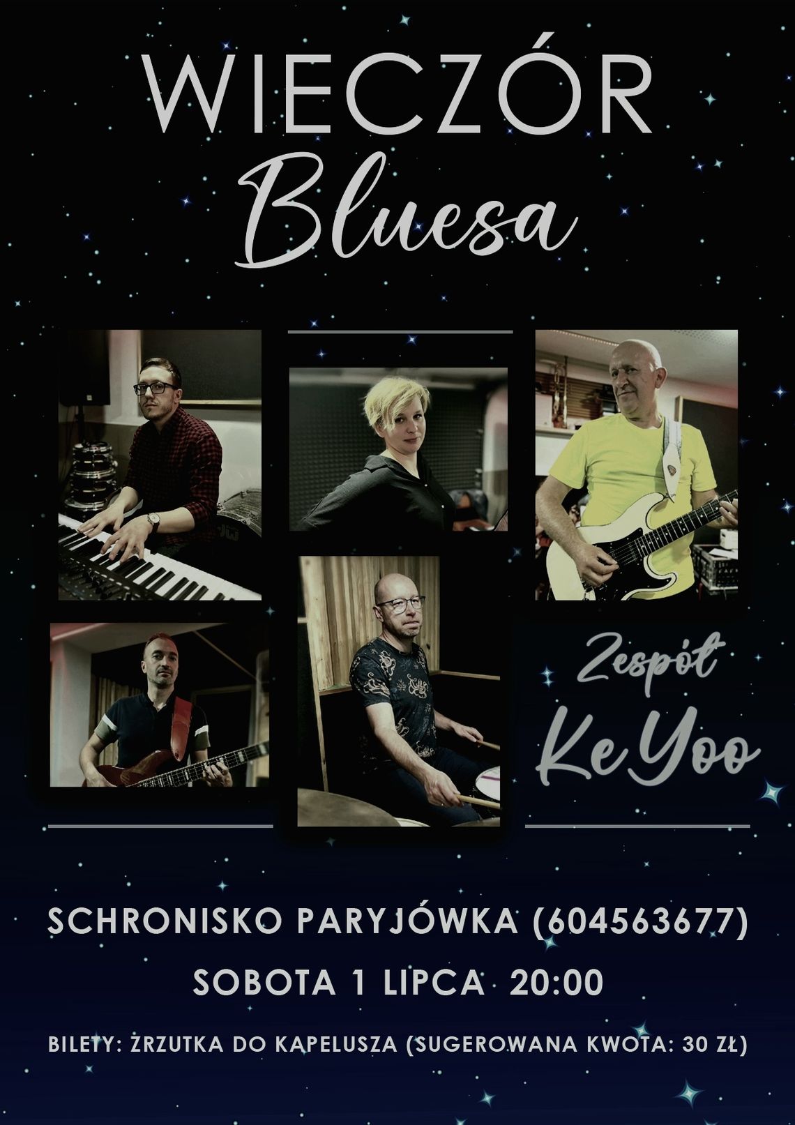 Wieczór Bluesa z Ke Yoo – Schronisko Paryjówka | halogorlice.info