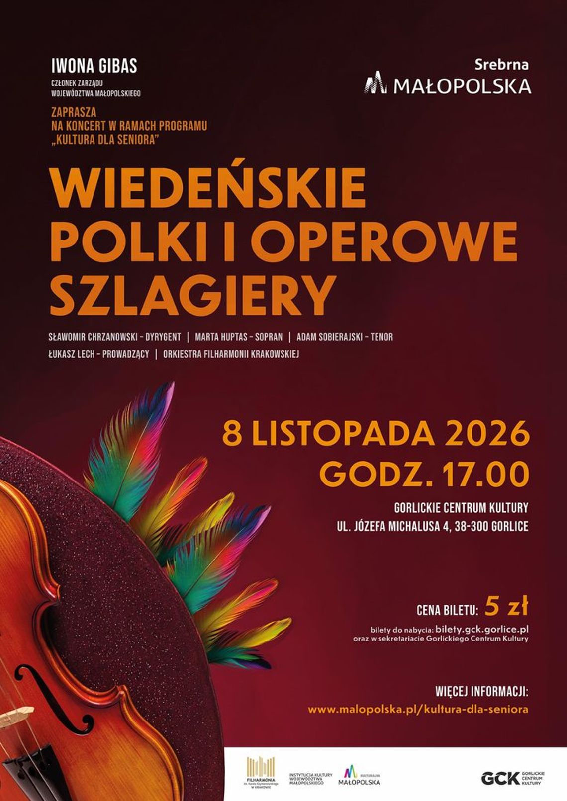 Wiedeńskie polki i operowe szlagiery w Gorlicach | zapowiedzi wydarzeń - halogorlice.info