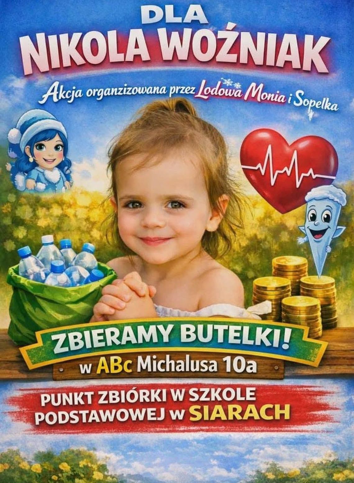 Wielka Zbiórka Butelek dla Nikoli Woźniak | zapowiedzi wydarzeń - halogorlice.info