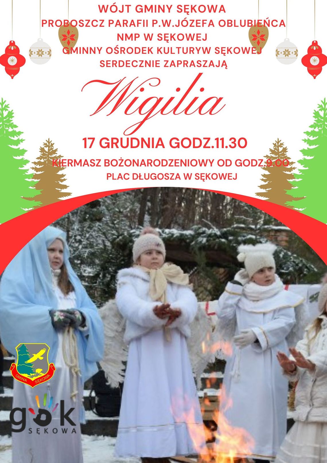 Wigilia oraz Kiermasz Bożonarodzeniowy | halogorlice.info