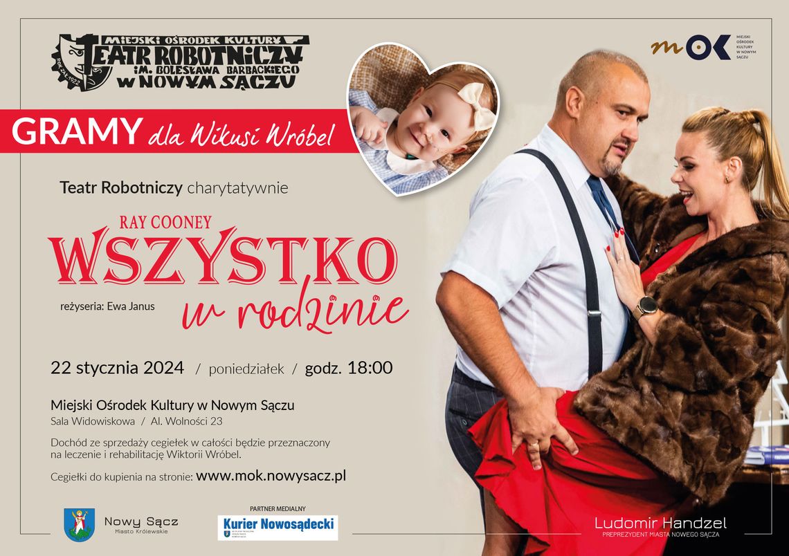 „Wszystko w rodzinie” – spektakl charytatywny | halogorlice.info „Wszystko w rodzinie” – spektakl charytatywny | halogorlice.info