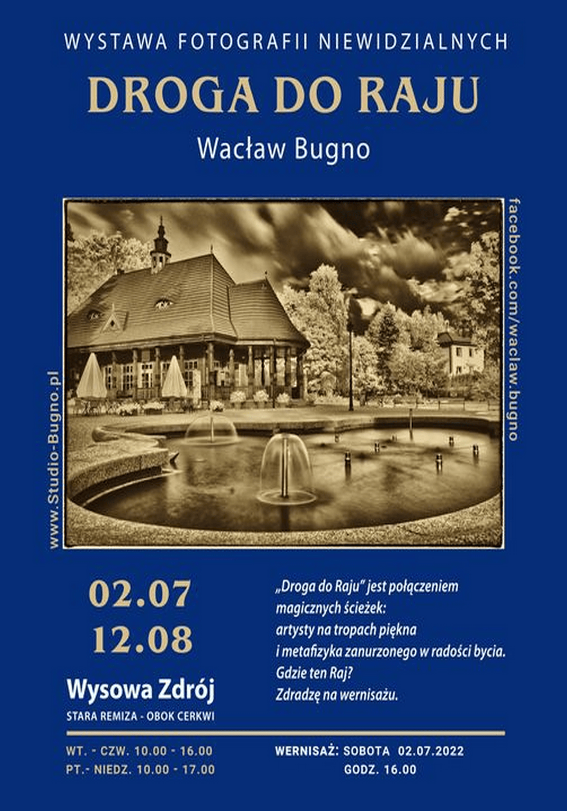 Wystawa Fotografii Niewidzialnych „Droga do Raju” – Wacław Bugno | zapowiedzi imprez – halogorlice.info