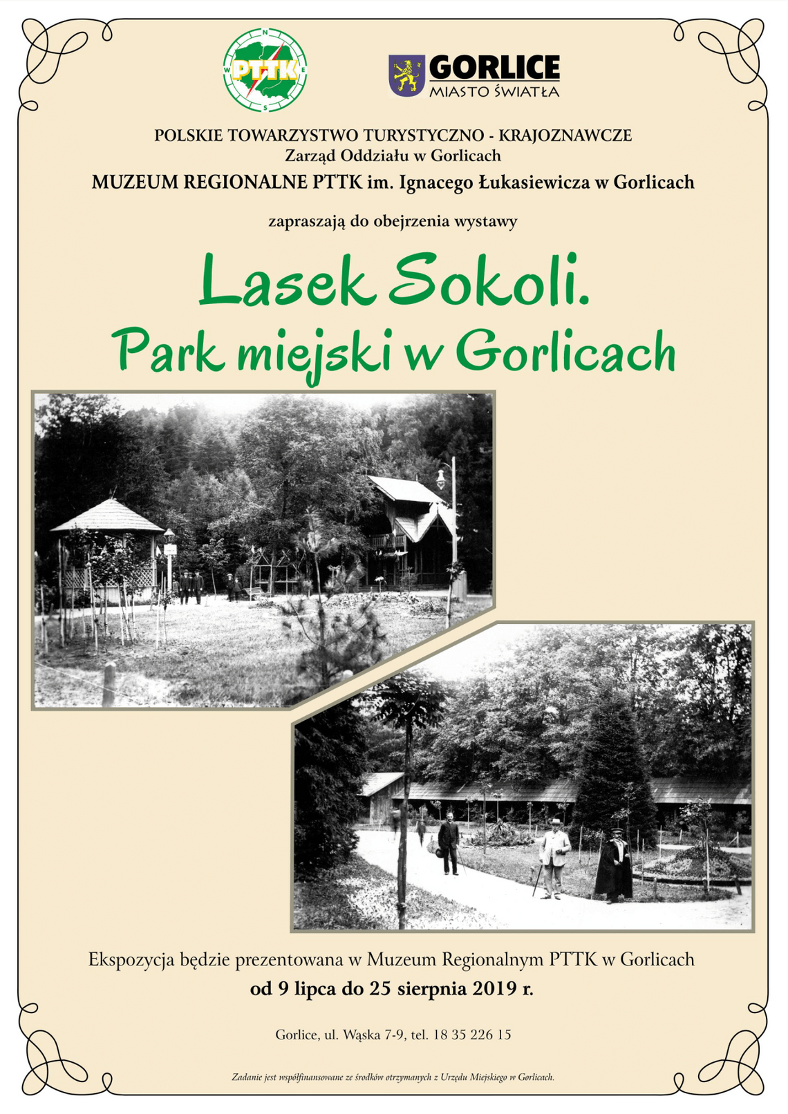 Wystawa „Lasek Sokoli. Park Miejski w Gorlicach”