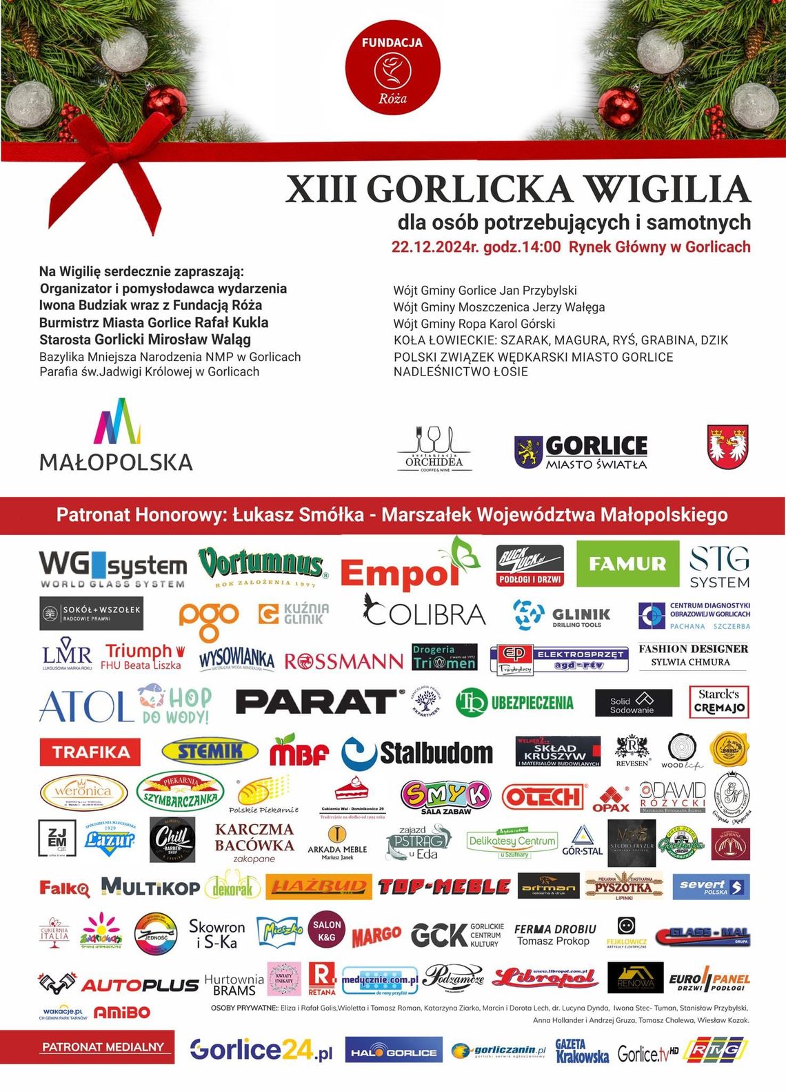 XIII Gorlicka Wigilia dla osób potrzebujących i samotnych | zapowiedzi imprez – halogorlice.info
