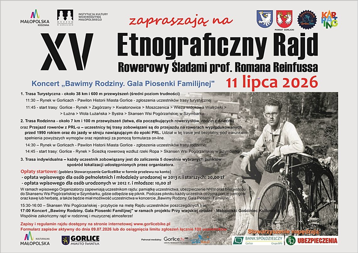 XV Etnograficzny Rajd Rowerowy Śladami prof. Romana Reinfussa | zapowiedzi wydarzeń - halogorlice.info