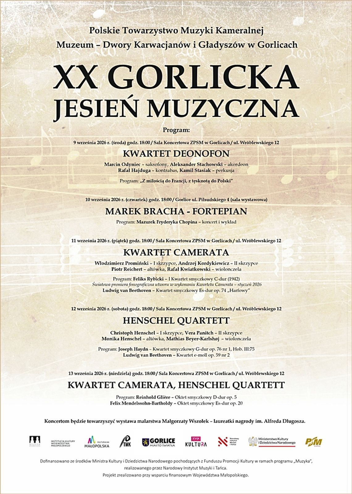XX Gorlicka Jesień Muzyczna | zapowiedzi wydarzeń - halogorlice.info
