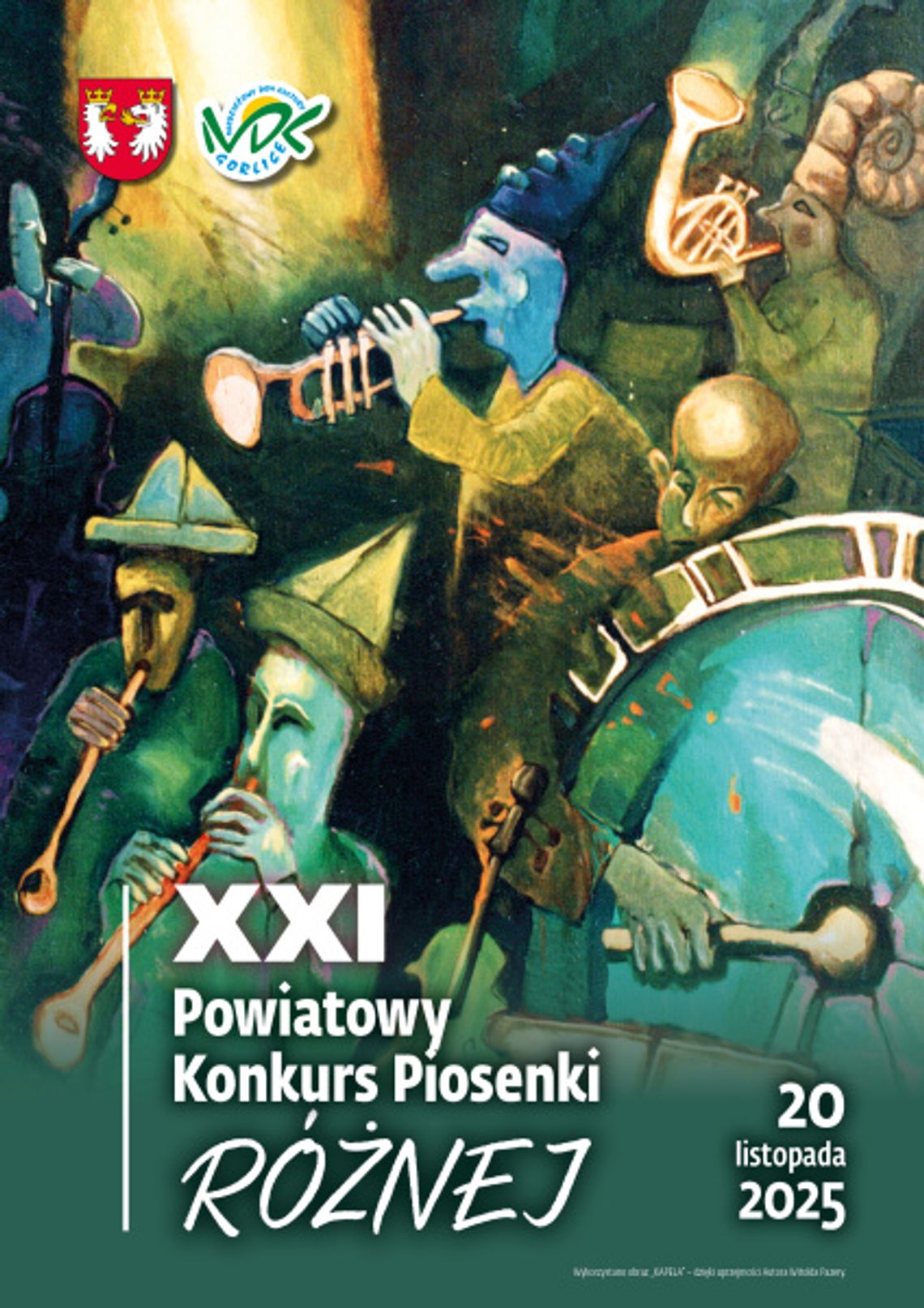 XXI Powiatowy Konkurs Piosenki Różnej | zwiastuny wydarzeń - halogorlice.info Zdjęcie przedstawia plakat promujący wydarzenie XXI Powiatowy Konkurs Piosenki Różnej