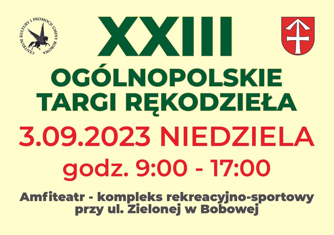 XXIII Ogólnopolskie Targi Rękodzieła – Bobowa | halogorlice.info