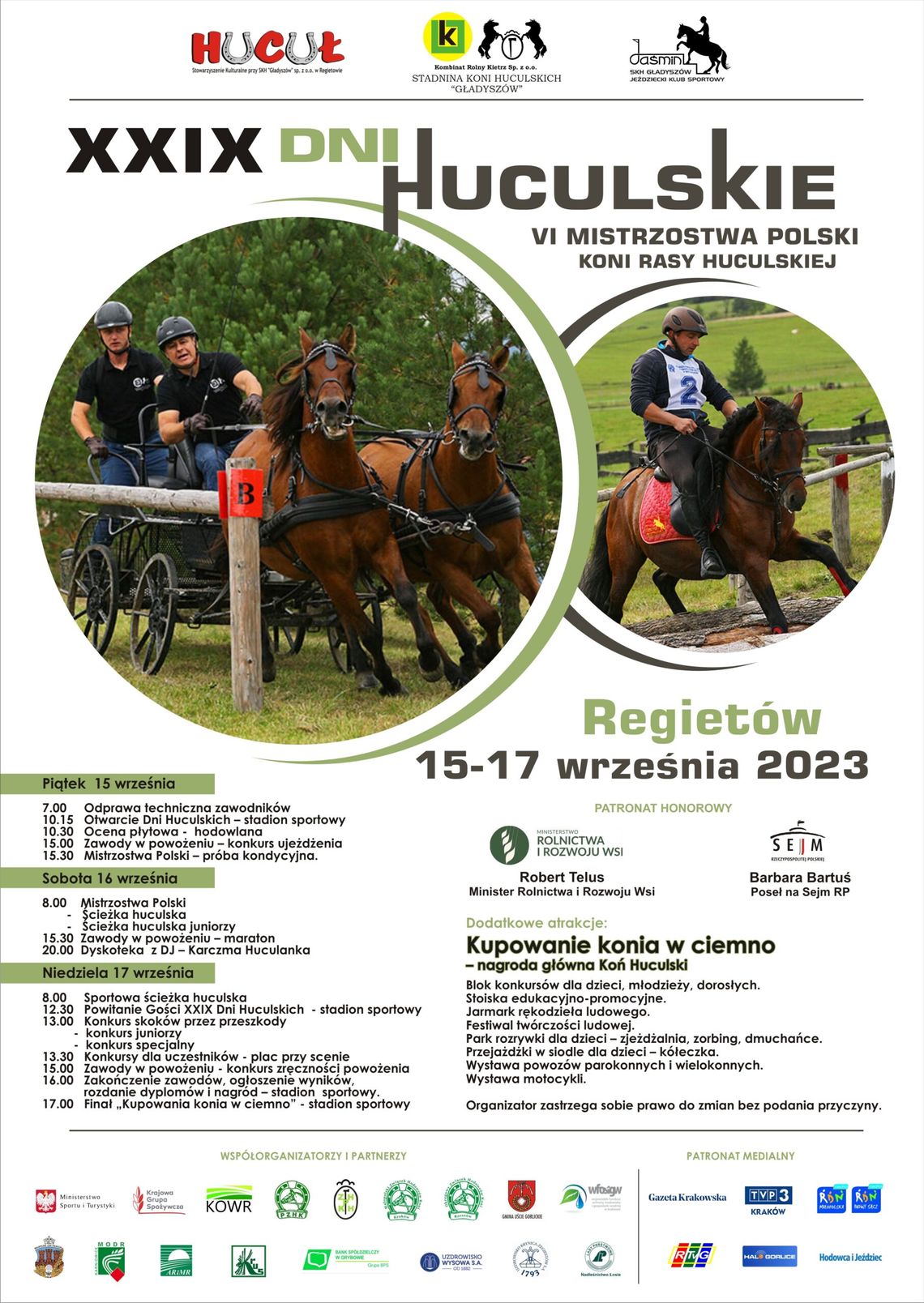 XXIX DNI HUCULSKIE 2023 i VI Mistrzostwa Polski Koni Rasy Huculskiej | halogorlice.info