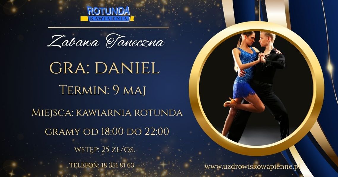 zdjęcie przedstawia plakat promujacy wydarzenie - Zabawa taneczna