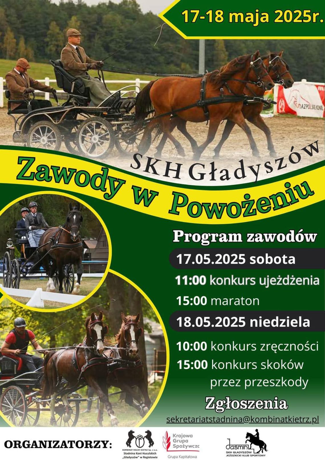 Zawody w Powożeniu w Regietowie | halogorlice.info Plakat promujący Zawody w Powożeniu w Regietowie