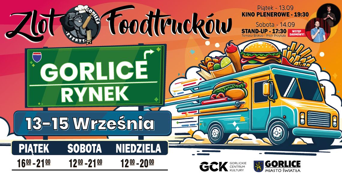 Zlot Food Trucków w Gorlicach | zapowiedzi imprez – halogorlice.info [ZMIANA TERNINU]