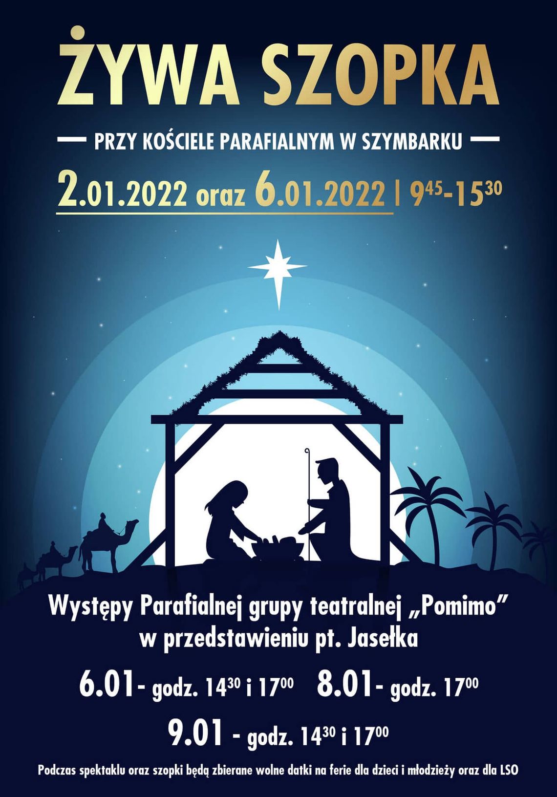 Żywa Szopka – przy kościele parafialnym w Szymbarku | zapowiedzi imprez – halogorlice.info