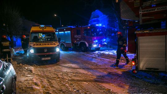 Pożar w budynku mieszkalnym przy ul. Słowackiego. Dwie osoby ewakuowane ze strefy zagrożenia. [ZDJĘCIA]