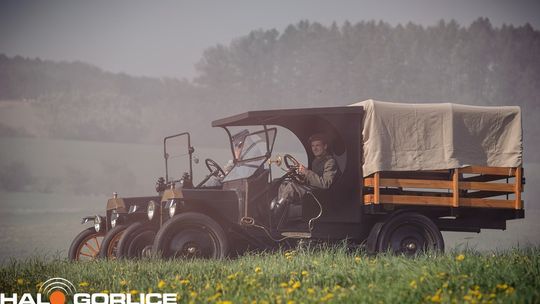 Sękowa. Widok ze wzgórza na działania wojenne.