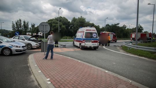 Biecz. Zderzenie dwóch pojazdów. W obu podróżowały dzieci.