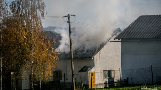 Pożar w Staszkówce