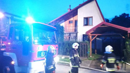 Pożar domu przy Królowej Jadwigi w Gorlicach (aktualizacja)