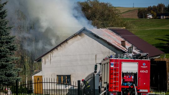 Pożar w Staszkówce